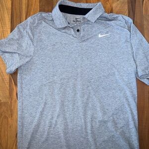 Nike Men's Grey  Polo Shirt